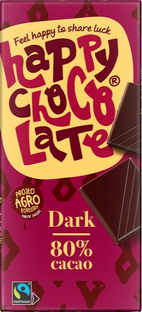 Happy Chocolate Dark 80% Cacao 85GR 