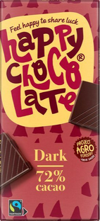 Happy Chocolate Dark 72% Cacao 85GR 