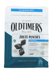 Autodrop Oldtimers Zoute Puntjes Suikervrij 100GR 