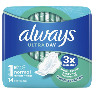 Always Ultra Day Normal Maandverband met Vleugels 14ST 