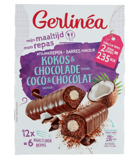 Gerlinéa Maaltijdreep Kokos & Chocolade 12ST 