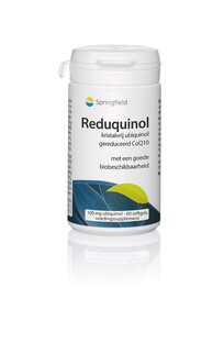 Springfield Spring Reduquinol Kristalvrij Ubiquinol 100mg 60SG 