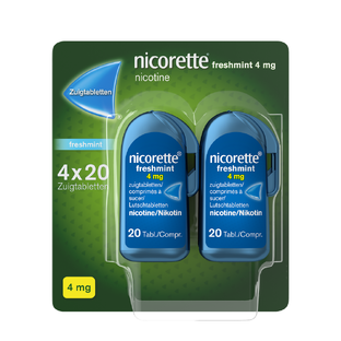 Nicorette Freshmint Zuigtabletten 4mg 80ST 