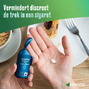 Nicorette Freshmint Zuigtabletten 4mg 80ST Nicorette Freshmint Zuigtabletten 4mg hand met zuigtablet