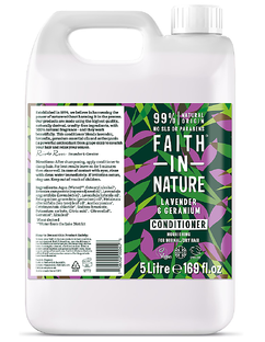 Faith in Nature Lavender & Geranium Conditioner Navulverpakking 5LT 