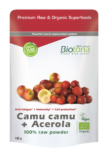 Biotona Biologische Camu Camu Acerola Raw Poeder 150GR 