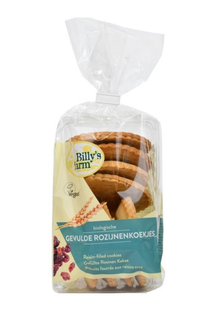 Billy's Farm Biologisch Gevulde Rozijnenkoeken 200GR 