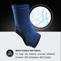 MX Health Standard Ankle Support Elastic - S 1ST MX Health Mx Standard Ankle Support Elastic - S product display 2