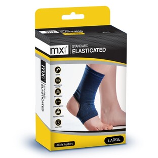 MX Health Mx Standard Ankle Support Elastic - L 1ST 