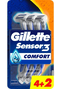 Gillette Sensor3 Comfort Wegwerpmesjes 6ST 