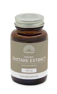 Mattisson HealthStyle Biologische Shiitake Capsules 60CP 