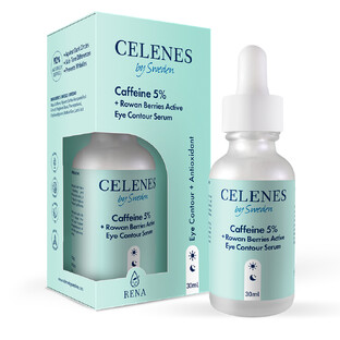 Celenes by Sweden Caffeine 5% + Rowan Berries Active Eye Contour Serum 30ML