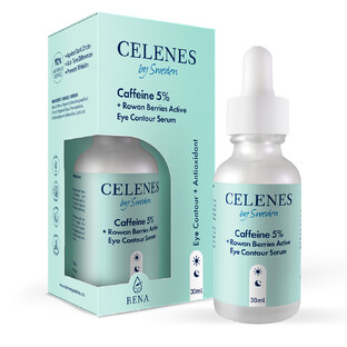 Celenes by Sweden Caffeine 5% + Rowan Berries Active Eye Contour Serum 30ML 