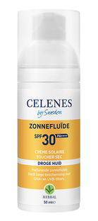 Celenes by Sweden Herbal Sun Dry Touch Fluïde SPF30+ Zonnecrème 50ML 