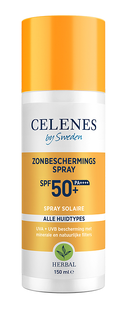 Celenes by Sweden SPF50+ Herbal Zonbeschermingsspray 150ML 