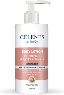 Celenes by Sweden Cloudberry Geurloze Body Lotion - Droge/Gevoelige Huid 200ML 