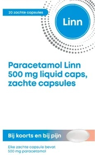 Linn Paracetamol 500mg Liquid Caps 20ST 