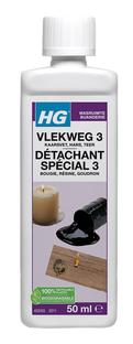 HG Textiel Vlekweg Kaarsvet//Teer/Hars 50ML 