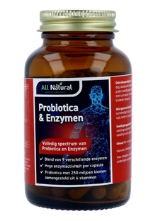 All Natural Probiotica Enzymen Capsules 60CP 