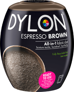 Dylon Espresso Brown All-in-1 Textielverf 350GR 