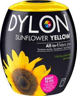 Dylon Sunflower Yellow All-in-1 Textielverf 350GR 