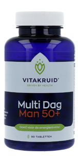 Vitakruid Multi Dag Man 50+ Tabletten 90TB 