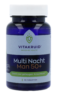 Vitakruid Multi Nacht Man 50+ Tabletten 30TB 