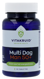 Vitakruid Multi Dag Man 50+ Tabletten 30TB 