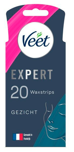 Veet Waxstrips Expert Gezicht - Gevoelige Huid 20ST 