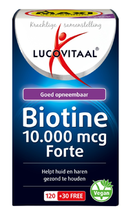 Lucovitaal Biotine 10.000mcg Zuigtabletten 150ZTB 