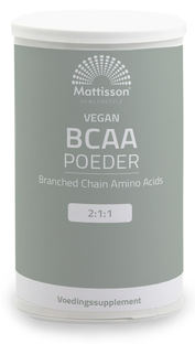 Mattisson HealthStyle Vegan BCAA 2:1:1 Poeder 250GR 