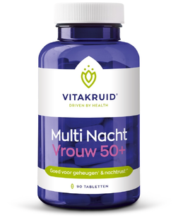 Vitakruid Multi Nacht Vrouw 50+ Tabletten 90TB 