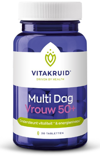 Vitakruid Multi Dag Vrouw 50+ Tabletten 30TB 