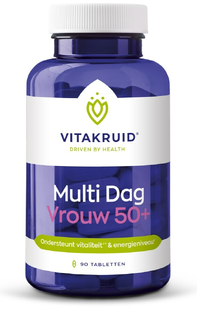 Vitakruid Multi Dag Vrouw 50+ Tabletten 90TB