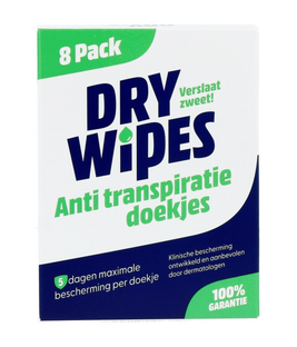 DryWipes Antitranspiratie Doekjes 8ST 