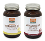 Mattisson HealthStyle - Vitamine D3 75mcg en Vitamine K2 200mcg - 2 Stuks 