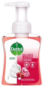 Dettol Zachte Mousse Antibacteriëel - met roos en kersenbloesem 250ML 