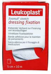 Leukoplast Fixomull Stretch fixatiepleister 10m x 5cm 1ST 