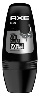 Axe Deoroller Black 48h Anti Sweat 2x Faster Drying 50ML 