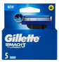 Gillette Mach3 Turbo Navul Scheermesjes 5ST 