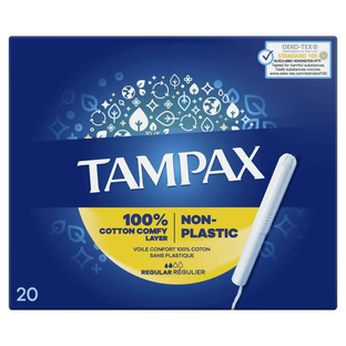 Tampax Regular Tampons Met Kartonnen Inbrenghuls 20ST 