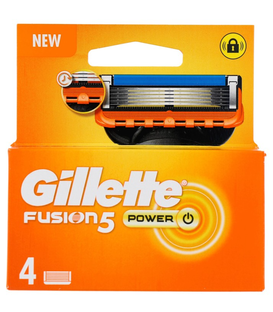 Gillette Fusion 5 Power Navulscheermesjes 4ST 