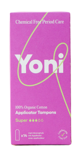 Yoni Applicator Tampons Super 14ST 