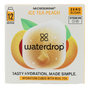 Waterdrop Ice Tea Peach Microdrink Vitamin Hydration Cubes 12ST 