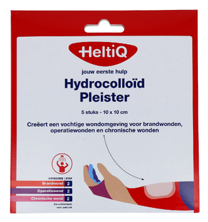 HeltiQ Hydrocolloid Pleister 5ST 