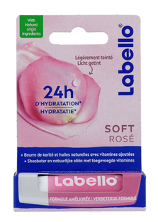 Labello Soft Rosé Lippenbalsem 4,8GR 