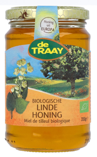 De Traay Biologische Linde Honing 350GR 