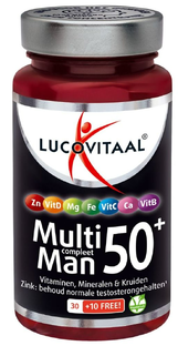 Lucovitaal Multi Compleet Man 50+ Tabletten 40TB 