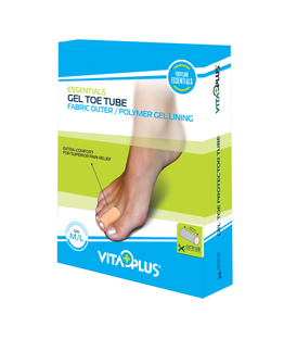 Vitaplus Essentials Gel Toe Tube maat M/L 1ST 