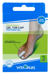 Vitaplus Essentials Gel Toe Cap Polymer Gel maat M/L 2ST 